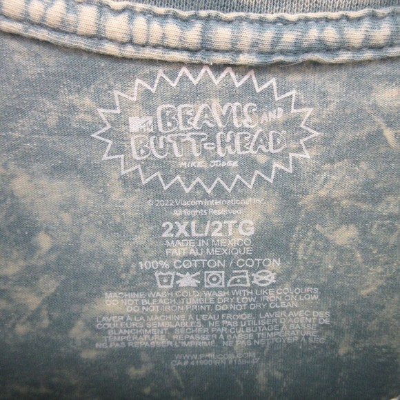Beavis And Butt-Head Mens T-Shirt Size XXL Mike Judge Punch Short Sleeve Tee New - Picture 8 of 13